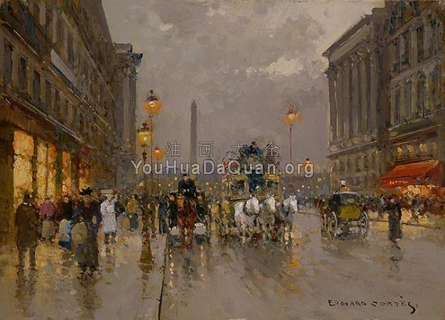 Rue Royale, Concorde - 爱德华·科尔特斯